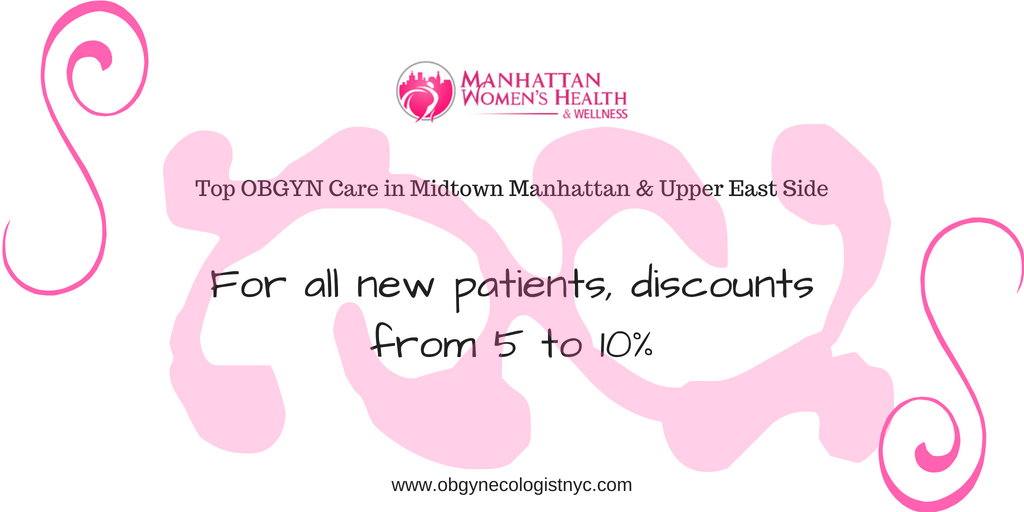 Discount for new patients from Manhattan Women's Health & Wellness Union Square 